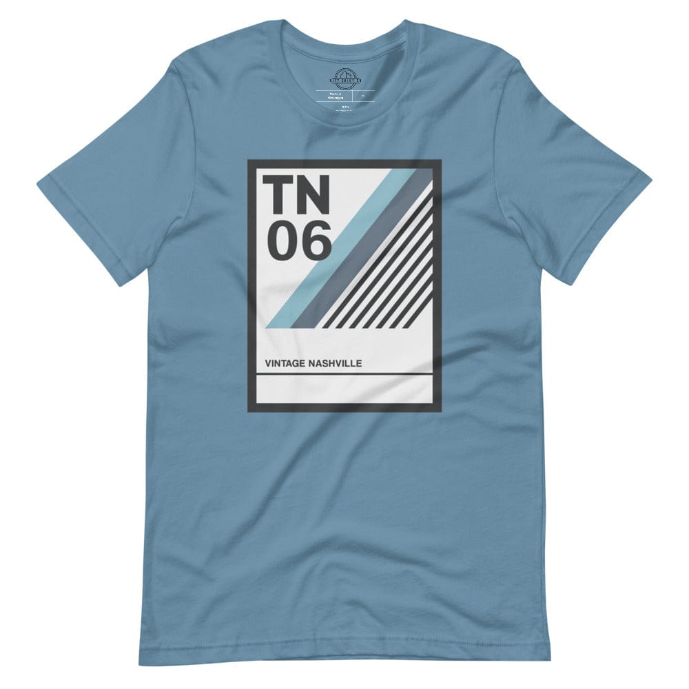 City Shirt Co Vintage Nashville T-Shirt Steel Blue / S