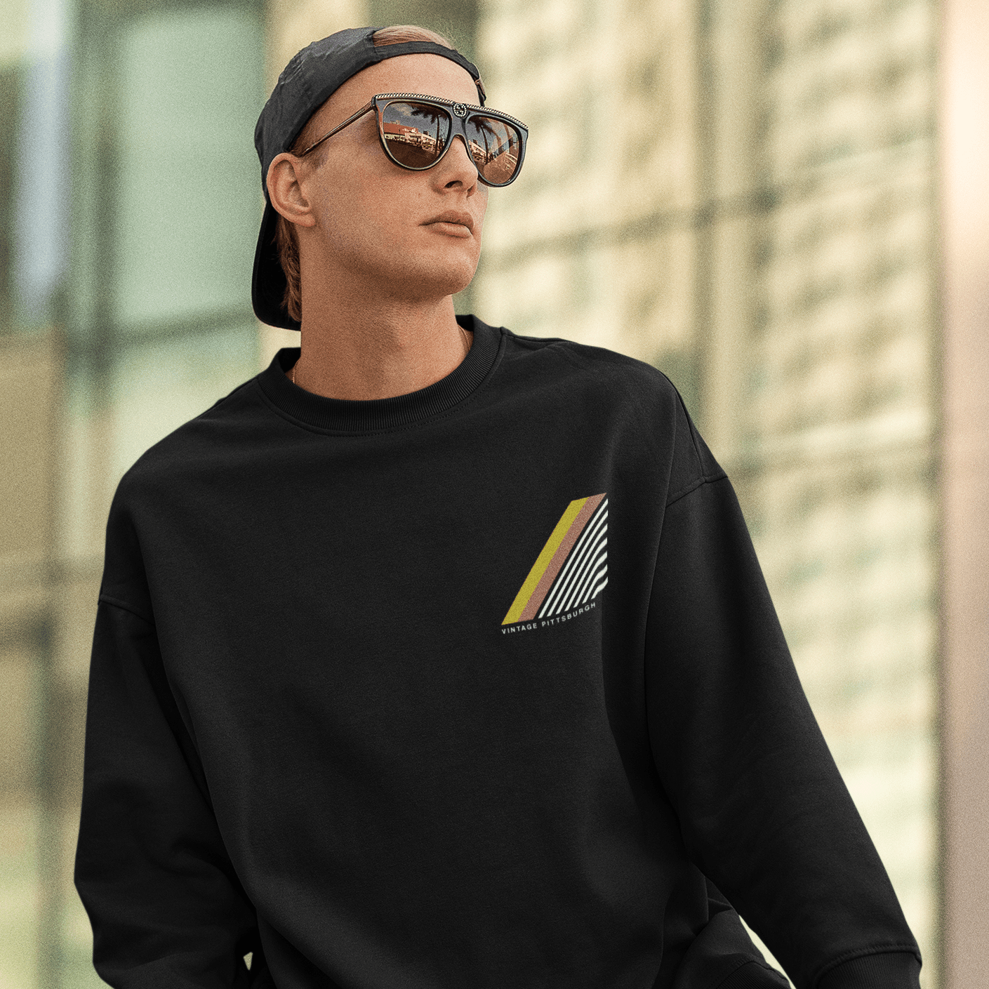 City Shirt Co Vintage Pittsburgh Sweatshirt