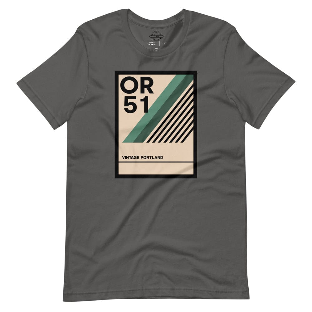 City Shirt Co Vintage Portland T-Shirt Asphalt / S