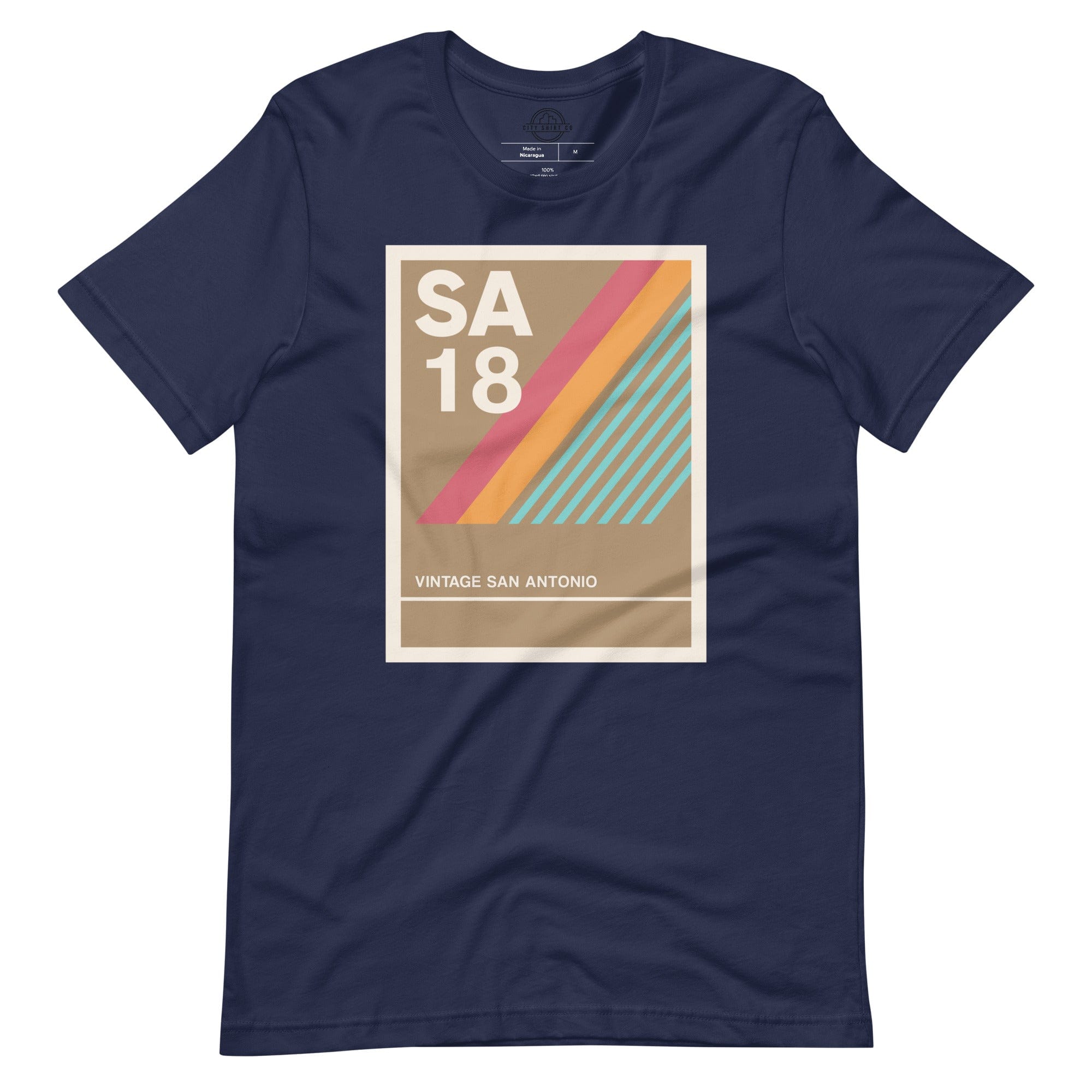 City Shirt Co Vintage San Antonio T-Shirt Navy / S