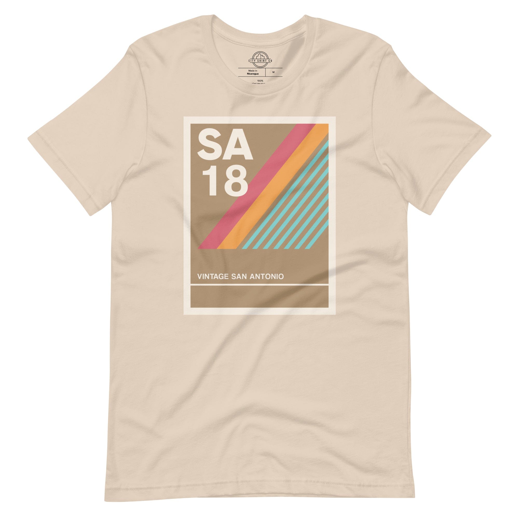 City Shirt Co Vintage San Antonio T-Shirt Soft Cream / S